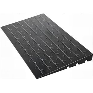 VEVOR Rubber Threshold Ramp, 4" Rise Threshold Doorway, 3 Channels Cord Cover Solid Threshold Ramp, Rubber Angled Entry Rated 2200 Lbs Load Capacity for Wheelchair and Scooter VEVOR Rubber Threshold Ramp, 4" Rise Threshold Doorway, 3 Channels Cord Cover Solid Threshold Ramp, Rubber Angled Entry Rated 2200 Lbs Load Capacity for Wheelchair and Scooter