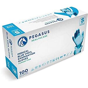 Pegasus Textiles Pegasus Healthcare Blue Disposable Vinyl Medical Examination Gloves Powder & Latex Free (Small) Pegasus Textiles Pegasus Healthcare Blue Disposable Vinyl Medical Examination Gloves Powder & Latex Free (Small)