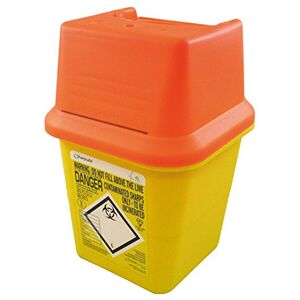 Frontier 41005410 Lid Plastic Sharps Needle Bin, 4 L, Orange Frontier 41005410 Lid Plastic Sharps Needle Bin, 4 L, Orange