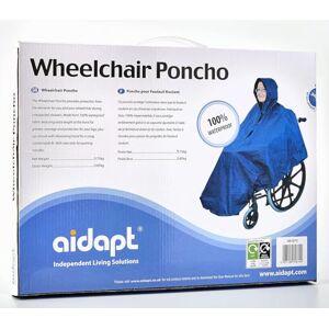 Aidapt Waterproof Wheelchair Poncho Full Weather Protection, Showers, Rain, Cold, Drawstring Hood, Elasticated Cuffs, Universal Sizing,Mobility,Elderly,Cape,Scooter,Coverall,Disability,Navy Blue Aidapt Waterproof Wheelchair Poncho Full Weather Protection, Showers, Rain, Cold, Drawstring Hood, Elasticated Cuffs, Universal Sizing,Mobility,Elderly,Cape,Scooter,Coverall,Disability,Navy Blue