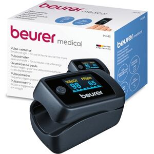 Beurer PO45 Pulse Oximeter, Measures Heart Rate, Arterial Oxygen Saturation and Perfusion Index, Suitable for Medical Conditions, High-Altitude Sports Beurer PO45 Pulse Oximeter, Measures Heart Rate, Arterial Oxygen Saturation and Perfusion Index, Suitable for Medical Conditions, High-Altitude Sports