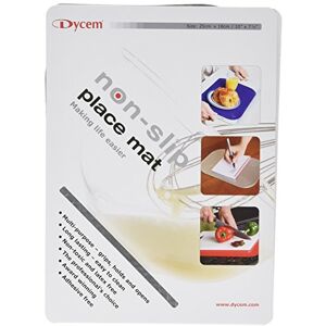 Dycem Non Slip Pad, Rectangular 25 X 18 cm, Silver, Precut Adhering Pad, Grip Assistance, Non-Toxic, Prevents Objects From Sliding or Rolling, Ideal for Cups, Plates, & Eating Utensils Dycem Non Slip Pad, Rectangular 25 X 18 cm, Silver, Precut Adhering Pad, Grip Assistance, Non-Toxic, Prevents Objects From Sliding or Rolling, Ideal for Cups, Plates, & Eating Utensils
