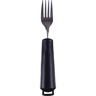 Aidapt Bendable Angled fork, Soft Grip Eating Aid that can be Bent to any Angle to Reduce Wrist Stress from twisting, handy aid for those with Arthritis, Limited Grip, Limited Arm Movement or Tremors Aidapt Bendable Angled fork, Soft Grip Eating Aid that can be Bent to any Angle to Reduce Wrist Stress from twisting, handy aid for those with Arthritis, Limited Grip, Limited Arm Movement or Tremors