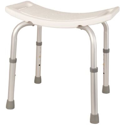 Homecraft Aluminum Medical Shower Stool, Adjustable Shower Chair, Non-Slip Shower Stool, Durable, Plastic Shower Chair, Backless Shower Aid (Eligible for VAT relief in the UK) Homecraft Aluminum Medical Shower Stool, Adjustable Shower Chair, Non-Slip Shower Stool, Durable, Plastic Shower Chair, Backless Shower Aid (Eligible for VAT relief in the UK)