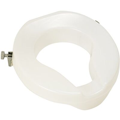 Homecraft Ashby Easy Fit Raised Toilet Seat, Elevated Toilet Seat For Round Toilets, Portable Assistance Seat for Disabled & Elderly, 5cm Height, White Homecraft Ashby Easy Fit Raised Toilet Seat, Elevated Toilet Seat For Round Toilets, Portable Assistance Seat for Disabled & Elderly, 5cm Height, White