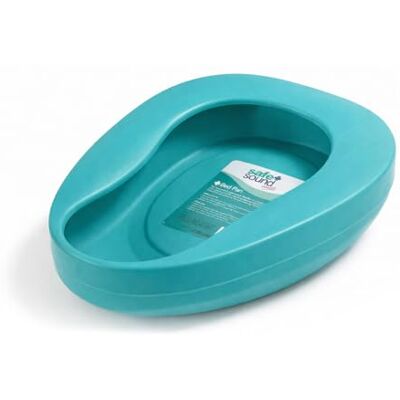 Safe & Sound Unisex Bed Pan – Comfortable and Durable Portable Toilet Aid for Bedridden and Limited Mobility Use Safe & Sound Unisex Bed Pan – Comfortable and Durable Portable Toilet Aid for Bedridden and Limited Mobility Use