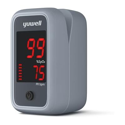 yuwell Pulse Oximeter Blood Oxygen Monitor Finger Adults and Kids Medical Grade, Ultra Light, Large LED Display, Light Blocking Design, Power Saving, Comfortable Touch yuwell Pulse Oximeter Blood Oxygen Monitor Finger Adults and Kids Medical Grade, Ultra Light, Large LED Display, Light Blocking Design, Power Saving, Comfortable Touch