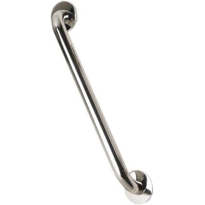 NRS Polished Stainless Steel Grab Rail 45 cm (18 inch) Length, Chrome NRS Polished Stainless Steel Grab Rail 45 cm (18 inch) Length, Chrome