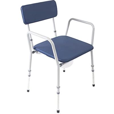 NRS Healthcare - Dovedale Adjustable Commode - Flat-Pack - Commode NRS Healthcare - Dovedale Adjustable Commode - Flat-Pack - Commode