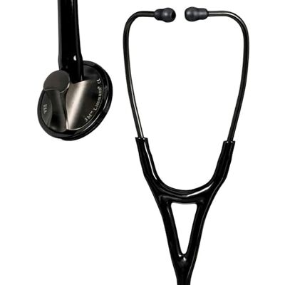 Littmann Master Cardiology Stethoscope, 2176, Black Tube Stainless Steel Smoke-Finish Chestpiece. Best acoustic response in mechanical line. For Doctors and Medical Students Littmann Master Cardiology Stethoscope, 2176, Black Tube Stainless Steel Smoke-Finish Chestpiece. Best acoustic response in mechanical line. For Doctors and Medical Students