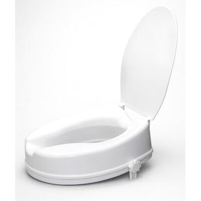 Aidapt Raised Toilet Seat.Elevated Seat Riser for Elderly,with or Without Lid, 2”,4” or 6” in Height.Post Surgery Recovery,Easy to Fit,Secure,Disability,Mobility,Hip Surgery,190kg Weight Limit Aidapt Raised Toilet Seat.Elevated Seat Riser for Elderly,with or Without Lid, 2”,4” or 6” in Height.Post Surgery Recovery,Easy to Fit,Secure,Disability,Mobility,Hip Surgery,190kg Weight Limit