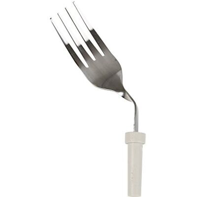 Homecraft Kings Angled Cutlery Utensils, Right Handed Fork, (Eligible for VAT Relief in the UK) Adaptive Dining Aid for Limited Wrist or Arm Movement, Elderly, Disabled, Arthritis, Make Eating Easier Homecraft Kings Angled Cutlery Utensils, Right Handed Fork, (Eligible for VAT Relief in the UK) Adaptive Dining Aid for Limited Wrist or Arm Movement, Elderly, Disabled, Arthritis, Make Eating Easier