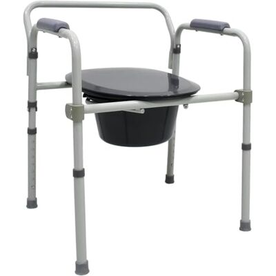 Luckfaith Bedside Commode Chair with Arms Luckfaith Bedside Commode Chair with Arms