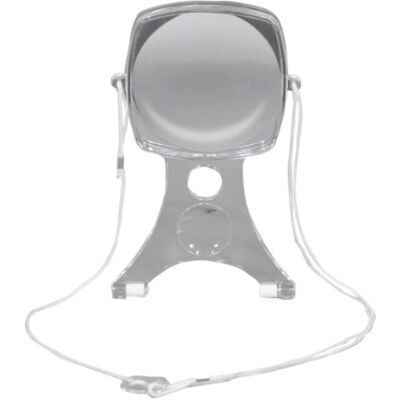Aidapt Hands Free Large Area Adjustable Neck Worn Twin Magnifier for Reading Books, Hobbies, Sewing, Crafts, Map Reading, Jewellery with Fine Detail Magnifying Glass Aid Aidapt Hands Free Large Area Adjustable Neck Worn Twin Magnifier for Reading Books, Hobbies, Sewing, Crafts, Map Reading, Jewellery with Fine Detail Magnifying Glass Aid