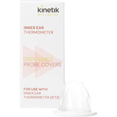 Kinetik Medical Kinetik Wellbeing Disposable Inner Ear Thermometer Probe Covers Pack of 20 Caps – Disposable Ear Thermometer Covers Developed in Association with St John Ambulance Kinetik Medical Kinetik Wellbeing Disposable Inner Ear Thermometer Probe Covers Pack of 20 Caps – Disposable Ear Thermometer Covers Developed in Association with St John Ambulance
