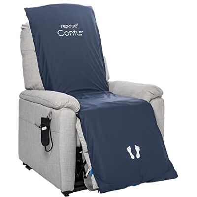 Repose Pressure Relieving Contur Acute Riser Recliner Chair Overlay & Pump Inflatable Pressure Redistribution Cushion for Recliner Chairs Prevents Bed Sores & Pressure Ulcers Repose Pressure Relieving Contur Acute Riser Recliner Chair Overlay & Pump Inflatable Pressure Redistribution Cushion for Recliner Chairs Prevents Bed Sores & Pressure Ulcers