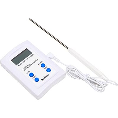 Genware NEV-THERM-MSP Multi-Use Thermometer, Stem Probe Genware NEV-THERM-MSP Multi-Use Thermometer, Stem Probe