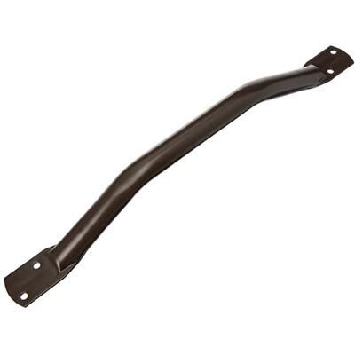 Aidapt Brown Safety Outdoor Indoor 18" (459mm) Easy Grip Coated Steel Grab Bar Rail Support Aid Aidapt Brown Safety Outdoor Indoor 18" (459mm) Easy Grip Coated Steel Grab Bar Rail Support Aid
