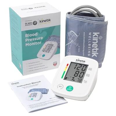 Kinetik Medical Kinetik Wellbeing Blood Pressure Monitors for Home Use, Automatic Upper Arm Kinetik Medical Kinetik Wellbeing Blood Pressure Monitors for Home Use, Automatic Upper Arm