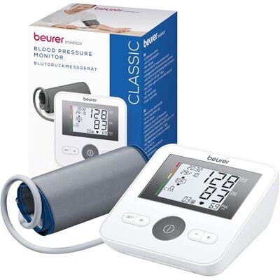 Beurer BM 27 Upper Arm Blood Pressure Monitor with Cuff Fit Control, clinically validated, Cuff for 22-42 cm, Risk Indicator, Arrhythmia Detection, Data Transfer to Apple Health and co Beurer BM 27 Upper Arm Blood Pressure Monitor with Cuff Fit Control, clinically validated, Cuff for 22-42 cm, Risk Indicator, Arrhythmia Detection, Data Transfer to Apple Health and co