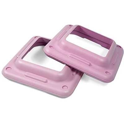 Yes4All ZFTA Adjustable Aerobic Step Risers for Aerobic Stepper Platform – Health Club Size – Support up to 300 lbs (Pastel Pink Pair), G. Pastel Pink Pair, X-Large Yes4All ZFTA Adjustable Aerobic Step Risers for Aerobic Stepper Platform – Health Club Size – Support up to 300 lbs (Pastel Pink Pair), G. Pastel Pink Pair, X-Large