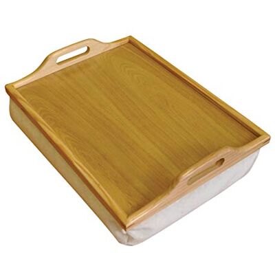Aidapt St Helens Home and Garden Wooden Lap Trays with Bean Bag Cushion For Dinner, Breakfast, Snack, Hobbies, Reading. Scratch Resistant Aidapt St Helens Home and Garden Wooden Lap Trays with Bean Bag Cushion For Dinner, Breakfast, Snack, Hobbies, Reading. Scratch Resistant