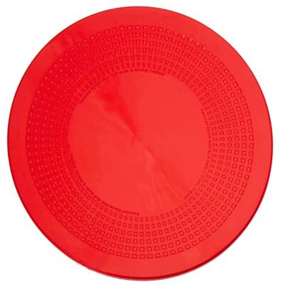 Dycem Non Slip Pad Round 14cm Diameter Red Dycem Non Slip Pad Round 14cm Diameter Red