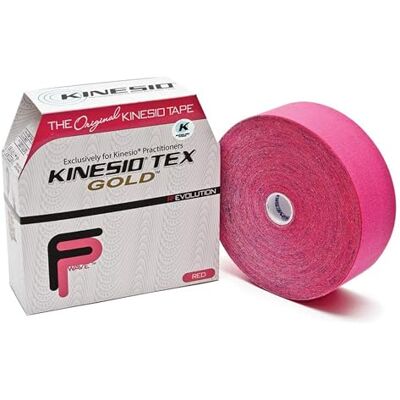 Kinesio logy Elastic Tape – Therapeutic logy Tape Roll for Knee Support – Latex-Free Physio & Sports Tape for Muscle Recovery, Breathable Cotton, Water Resistant Pink-Red, 5cm x 31.5m Kinesio logy Elastic Tape – Therapeutic logy Tape Roll for Knee Support – Latex-Free Physio & Sports Tape for Muscle Recovery, Breathable Cotton, Water Resistant Pink-Red, 5cm x 31.5m