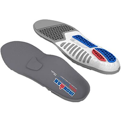 Spenco Total Support Thin Insoles- Arch Support and Overpronation Relief,3-POD Cushioning System for Shock Absorption,Ideal for Running and Low Volume Shoes,UK 7-8,Multicolor Spenco Total Support Thin Insoles- Arch Support and Overpronation Relief,3-POD Cushioning System for Shock Absorption,Ideal for Running and Low Volume Shoes,UK 7-8,Multicolor