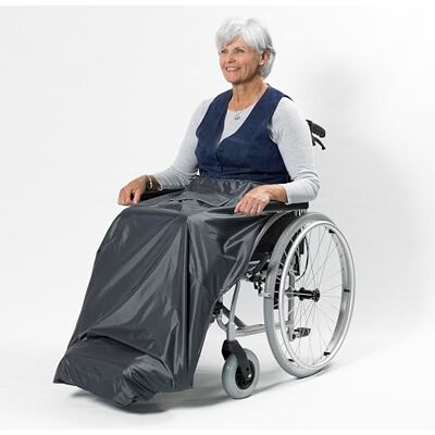 NRS Healthcare - Freestyle - Grey - Wheelchair Apron NRS Healthcare - Freestyle - Grey - Wheelchair Apron