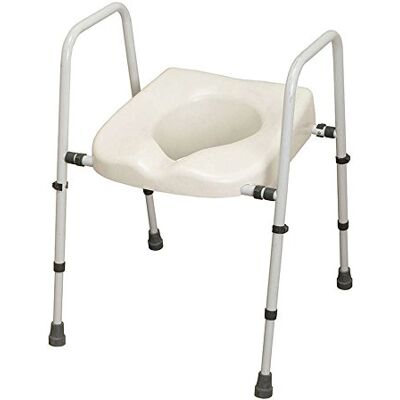 NRS M66613 Mowbray Lite Adjustable Toilet Seat & Frame – Lightweight, Flat-Pack Design for Easy Setup & Comfort NRS M66613 Mowbray Lite Adjustable Toilet Seat & Frame – Lightweight, Flat-Pack Design for Easy Setup & Comfort