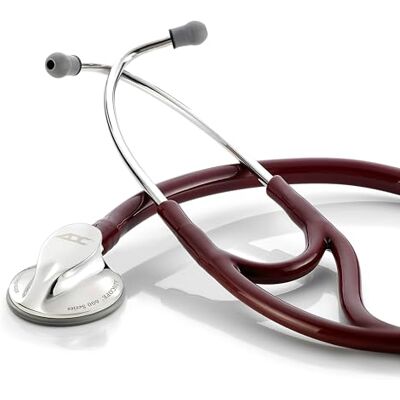 ADC Adscope 600 Platinum Multifrequency Stethoscope Burgundy ADC Adscope 600 Platinum Multifrequency Stethoscope Burgundy