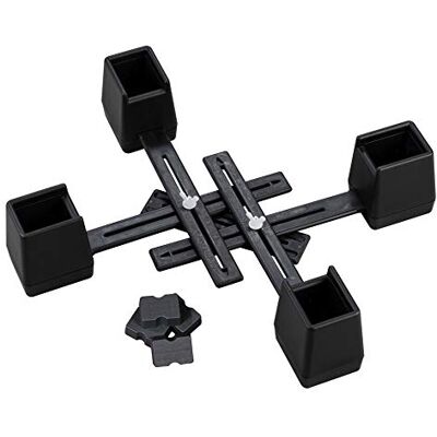 Aidapt Adjustable Height Linked Chair Height Raiser For Use with Chair Legs Aidapt Adjustable Height Linked Chair Height Raiser For Use with Chair Legs