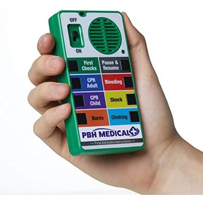 PBH Medical Talking First Aid Guide & Book 1 Unit & 1 A5 Book PBH Medical Talking First Aid Guide & Book 1 Unit & 1 A5 Book