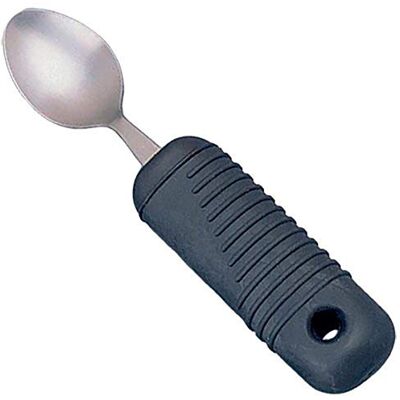 Homecraft Sure Grip Tablespoon, Stainless Steel Dinner Fork with Thick Rubber Handle, Comfortable and Easy to Hold Silverware with Grips for Weak Grasp, 8" Long Utensil with Good Grips Homecraft Sure Grip Tablespoon, Stainless Steel Dinner Fork with Thick Rubber Handle, Comfortable and Easy to Hold Silverware with Grips for Weak Grasp, 8" Long Utensil with Good Grips