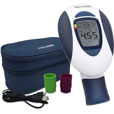 Microlife Pf-100 Peak Flow & Asthma Meter Expiratory Flow Pef and Fev1 Measurement Microlife Pf-100 Peak Flow & Asthma Meter Expiratory Flow Pef and Fev1 Measurement