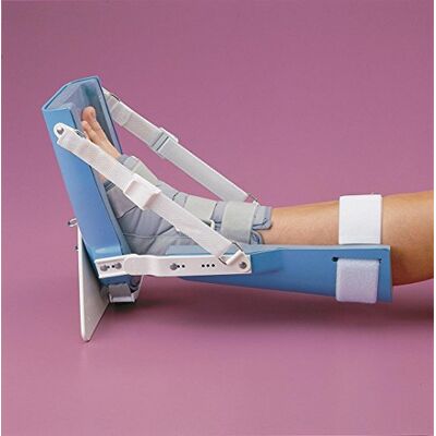 Patterson Medical Rolyan Progressive Stretch Foot Splint, Medium, Padded Plastic Ankle and Foot Support, Adjusts to Set Amount of Dorsiflexion or Plantar Flexion, Tool for Patient Recovery from Injury and Surgery Patterson Medical Rolyan Progressive Stretch Foot Splint, Medium, Padded Plastic Ankle and Foot Support, Adjusts to Set Amount of Dorsiflexion or Plantar Flexion, Tool for Patient Recovery from Injury and Surgery