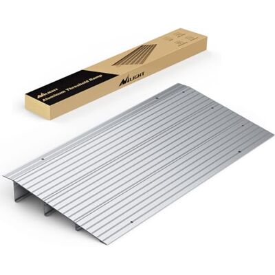 Nilight Aluminum Threshold Ramp 3 Inch Rise for Doorways and Home Steps Portable Entry Ramp for Wheelchairs, Scooters and Walkers Nilight Aluminum Threshold Ramp 3 Inch Rise for Doorways and Home Steps Portable Entry Ramp for Wheelchairs, Scooters and Walkers