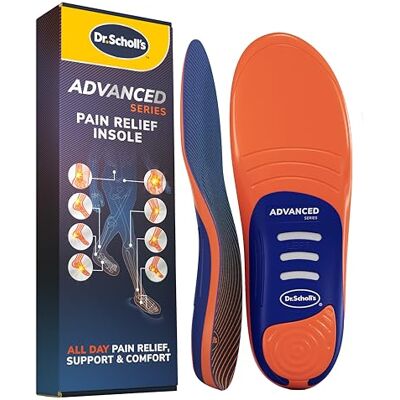 Dr. Scholl's Dr. Scholl’s Advanced Pain Relief Insoles for Men & Women, Heavy Duty Orthotics Inserts for Work Shoes & Boots, Plantar Fasciitis & Arch Support, Shock-Absorbing, Supports up to 150kg, A UK 3.5-4 Dr. Scholl's Dr. Scholl’s Advanced Pain Relief Insoles for Men & Women, Heavy Duty Orthotics Inserts for Work Shoes & Boots, Plantar Fasciitis & Arch Support, Shock-Absorbing, Supports up to 150kg, A UK 3.5-4