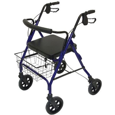 Days Heavy Duty Bariatric Rollator, Small, Mobility Aid, Mobility Walker & Rest Seat for Elderly, DisabledWalking Stabilizer, Four Wheels, Small Days Heavy Duty Bariatric Rollator, Small, Mobility Aid, Mobility Walker & Rest Seat for Elderly, DisabledWalking Stabilizer, Four Wheels, Small