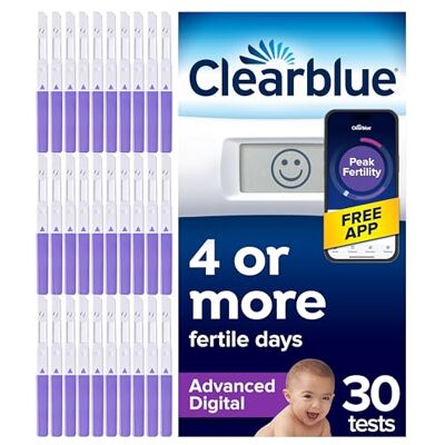 Clearblue Digital Ovulation Test Kit - Find 2 Peak Days Clearblue Digital Ovulation Test Kit - Find 2 Peak Days