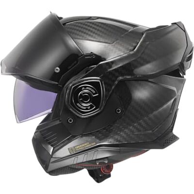 LS2 FF901 Advant X MATT Carbon Black Modular 180° Flip Front Dual Visor Full Face Motorbike Helmet Sport. ECE 22.06 Certified. Pinlock and Backpack Carry Bag 3XL (65-66cm) LS2 FF901 Advant X MATT Carbon Black Modular 180° Flip Front Dual Visor Full Face Motorbike Helmet Sport. ECE 22.06 Certified. Pinlock and Backpack Carry Bag 3XL (65-66cm)