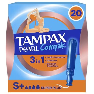 Tampax Compak Pearl Plus 3x20 Tampax Compak Pearl Plus 3x20