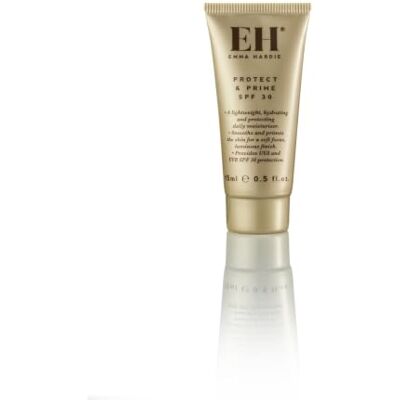 Emma Hardie Protect & Prime SPF30 15ml, Broad Spectrum Moisturiser & Makeup Primer, UVA, UVB, Blue Light & Pollution Defence, Lightweight Hydrating Sunscreen with Mongongo Oil & Shea Butter Emma Hardie Protect & Prime SPF30 15ml, Broad Spectrum Moisturiser & Makeup Primer, UVA, UVB, Blue Light & Pollution Defence, Lightweight Hydrating Sunscreen with Mongongo Oil & Shea Butter