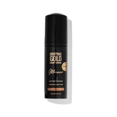 Dripping Gold Luxury Self-Tanning Mousse, Ultra Dark, Vegan Formula with Hyaluronic Acid, 150ml Dripping Gold Luxury Self-Tanning Mousse, Ultra Dark, Vegan Formula with Hyaluronic Acid, 150ml