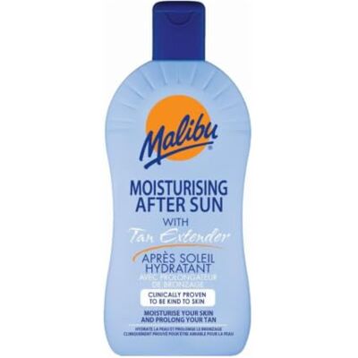 Malibu Sun After Sun Tan Extending Lotion, Original, 400ml Moisturising After Sun Care, Prolong Natural Tan, Hydrating Body Lotion, Aloe Vera, Vitamin E & Allantoin Enriched Malibu Sun After Sun Tan Extending Lotion, Original, 400ml Moisturising After Sun Care, Prolong Natural Tan, Hydrating Body Lotion, Aloe Vera, Vitamin E & Allantoin Enriched