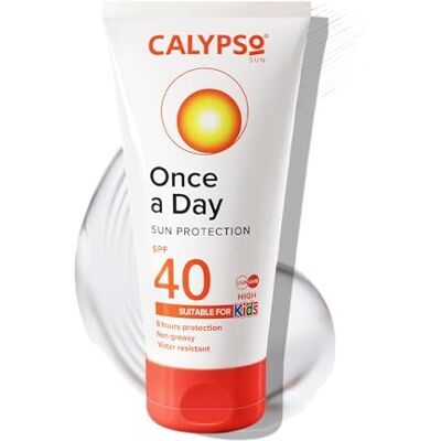 Calypso Once A Day Sun Protection Lotion SPF40, For Kids 150 ml Calypso Once A Day Sun Protection Lotion SPF40, For Kids 150 ml