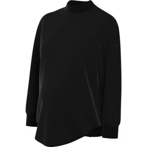 Nike Women's (M) One Reversible French Terry Jumper (Pregnant and Mothers) Pullover Black Nike Women's (M) One Reversible French Terry Jumper (Pregnant and Mothers) Pullover Black