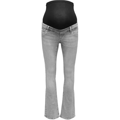 ONLY MATERNITY Olmblush Mid Waist Flared DNM Box Noos, Medium Grey Denim, M / 32L ONLY MATERNITY Olmblush Mid Waist Flared DNM Box Noos, Medium Grey Denim, M / 32L