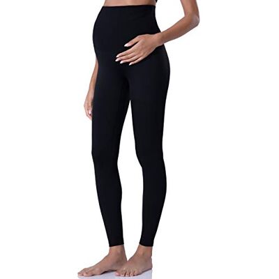 POSHDIVAH Women's Maternity Leggings Over The Belly Pregnancy Yoga Pants Active Wear Workout Leggings POSHDIVAH Women's Maternity Leggings Over The Belly Pregnancy Yoga Pants Active Wear Workout Leggings